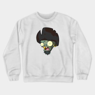 pirate zombie head vector character Crewneck Sweatshirt